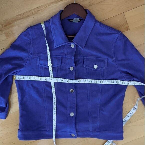 BIANCA NYGARD blue jacket size 14 @D - Picture 8 of 9